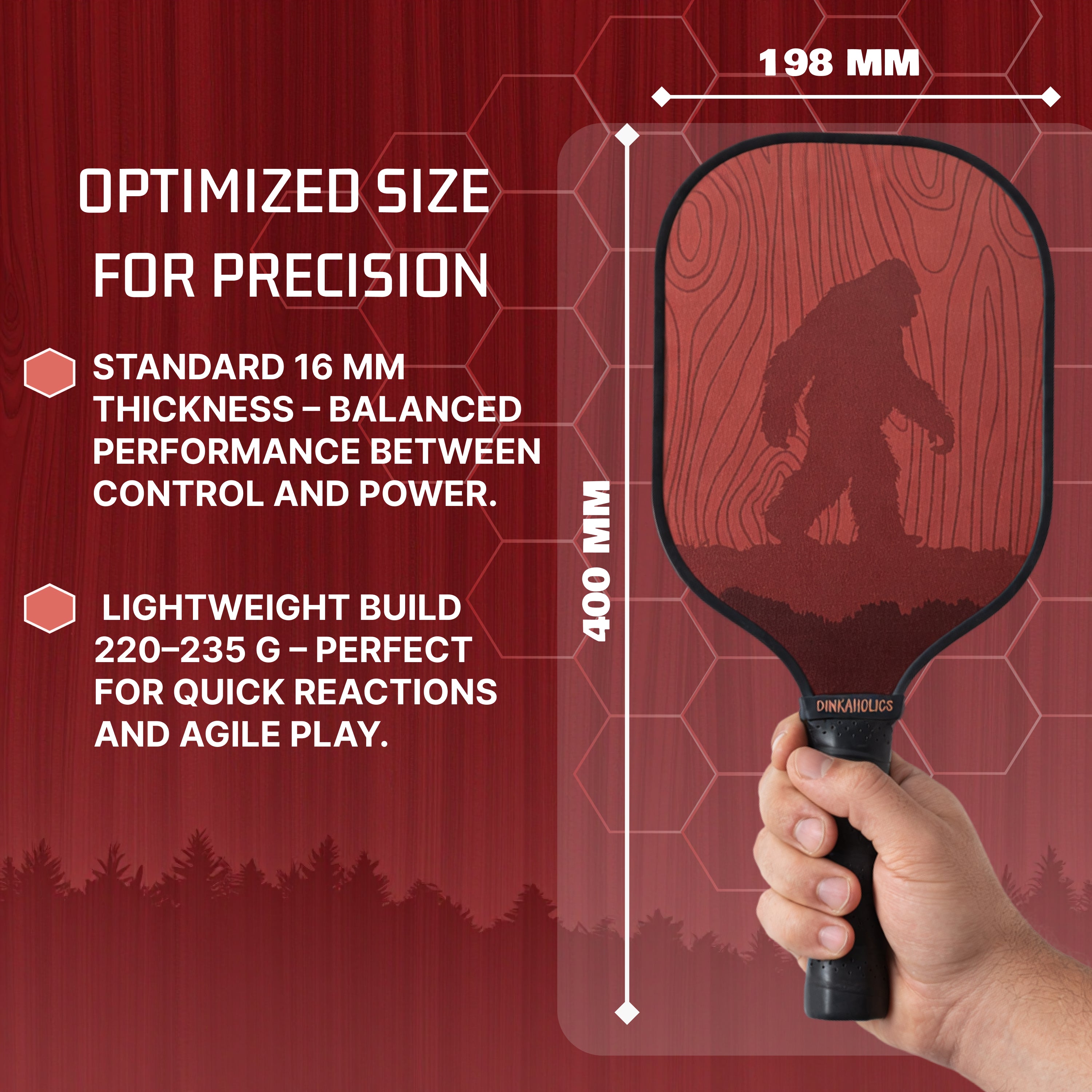 Sasquatch Pickleball Paddle