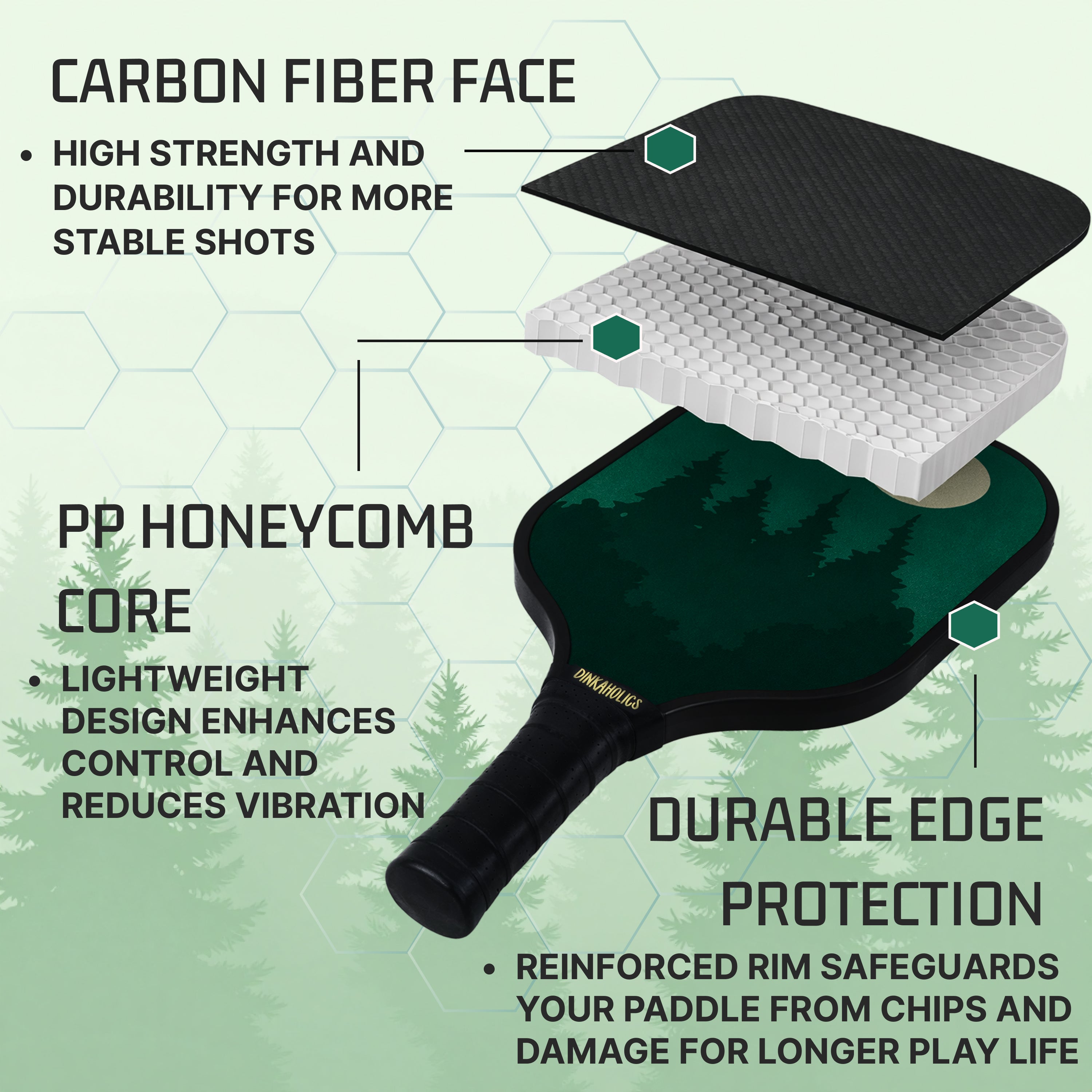 Forest Moon Pickleball Paddle